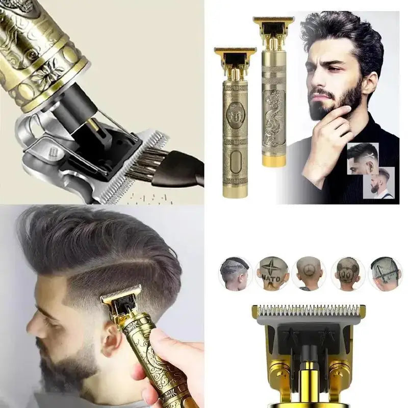 Super Máquina De Cortar Cabelo e Barba Masculina