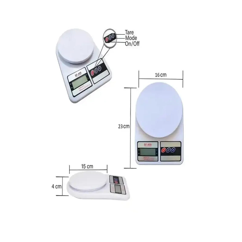 Balança Digital de Cozinha de Alta Precisão 10 Kg