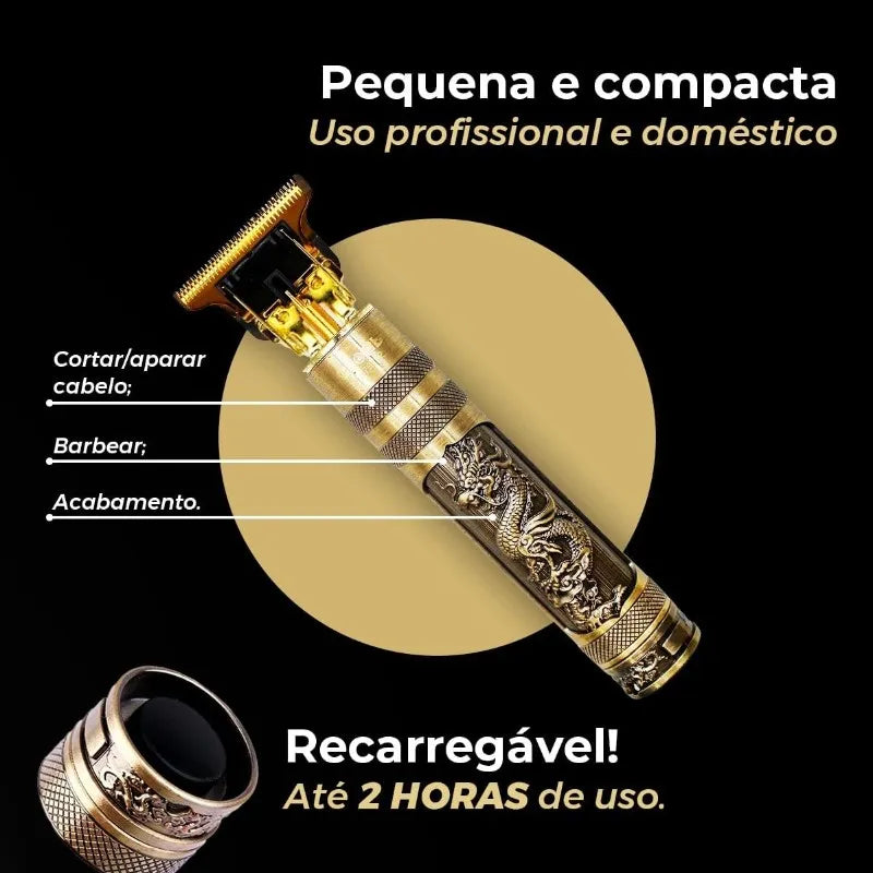 Super Máquina De Cortar Cabelo e Barba Masculina