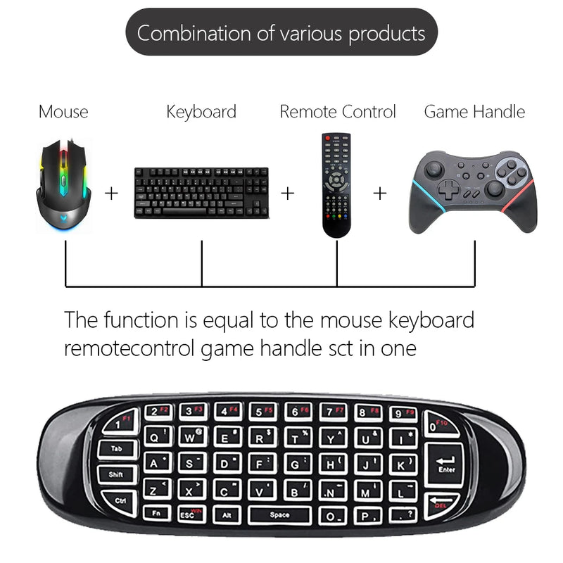 Controle Remoto Universal Com Teclado - Cor Aleatória