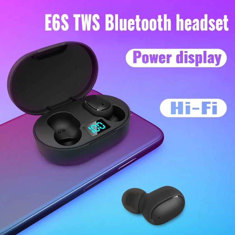 Fones de ouvido Bluetooth 5.0  
E6S E A6s