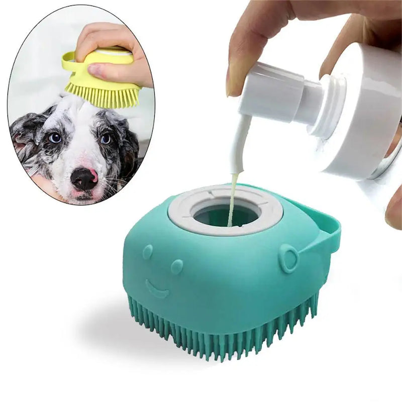 Luvas multifuncionais de banho em silicone - Cachorros e Gatos - um carinho a mais para o seu Pet