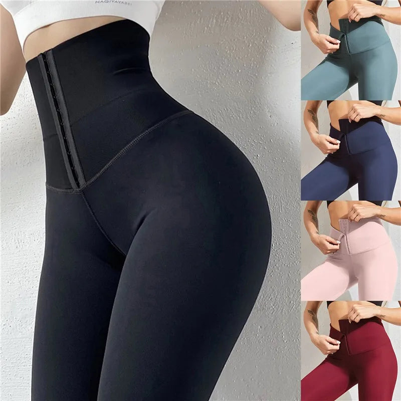 Leggings de cintura alta para mulheres sexies, fitness, trainning, jogging, ciclismo, sexy e refinada