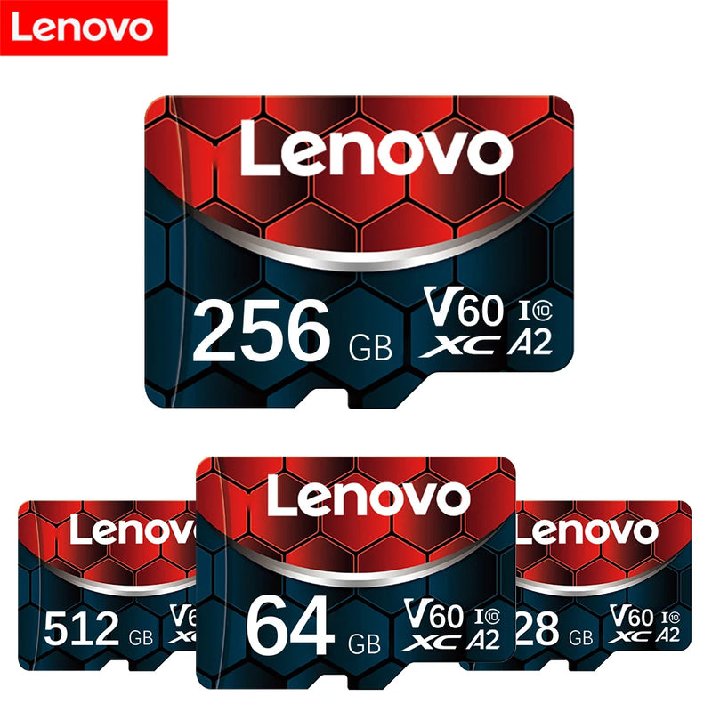 Lenovo - Cartão Micro SD para Nintendo Switch, Mini Cartões SD, Cartão de Memória de Alta Velocidade, UHS-1 TF Flash Card, 2TB, 1TB, 128GB, 256GB, V60