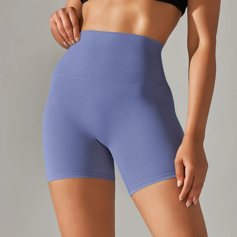 Shorts de Yoga para mulheres, cintura alta, ajusta ao corpo - Beleza, elegância e praticidade aos seus Hobbies e dia-a-dia