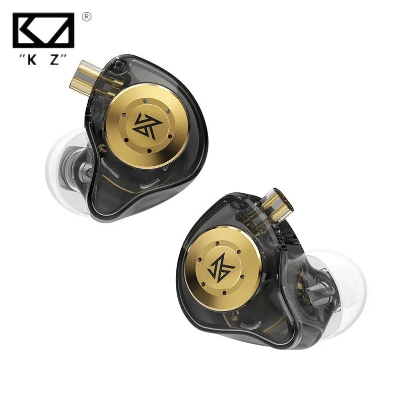 KZ EDX PRO Fones De Ouvido Dinâmicos HIFI Baixo Earbuds No Ear Monitor Esporte Ruído Cancelando Headset