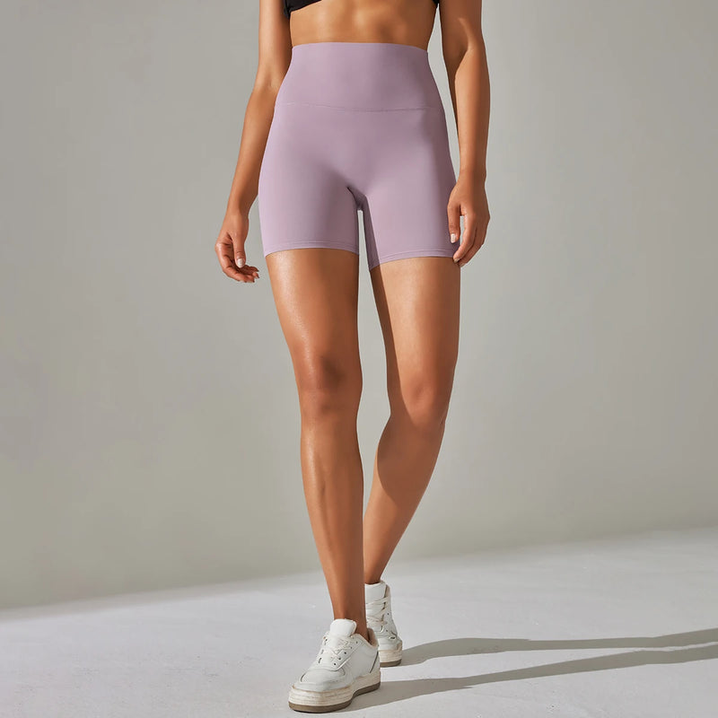 Shorts de Yoga para mulheres, cintura alta, ajusta ao corpo - Beleza, elegância e praticidade aos seus Hobbies e dia-a-dia