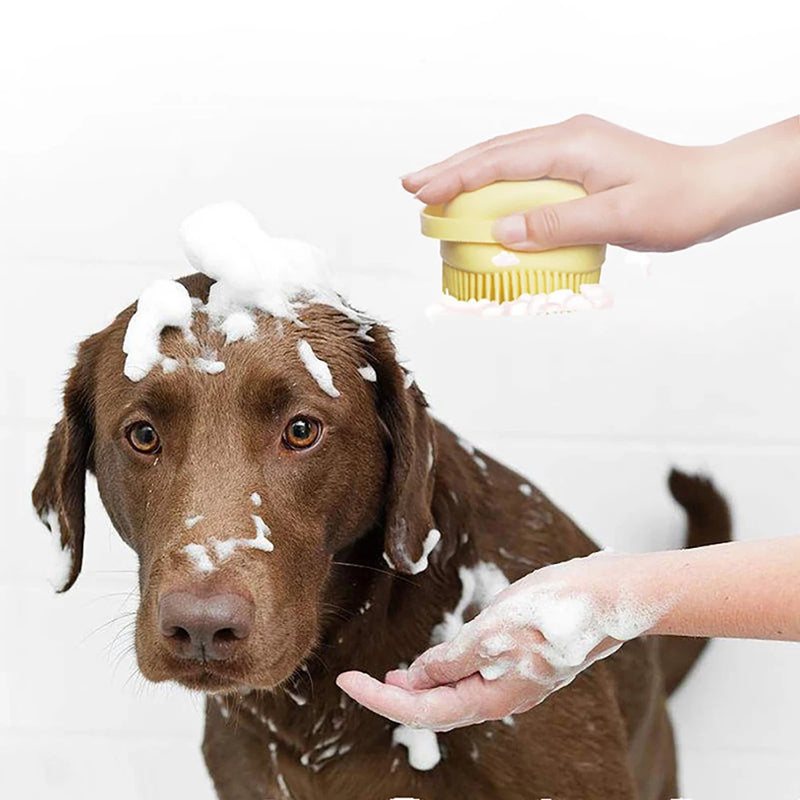 Luvas multifuncionais de banho em silicone - Cachorros e Gatos - um carinho a mais para o seu Pet