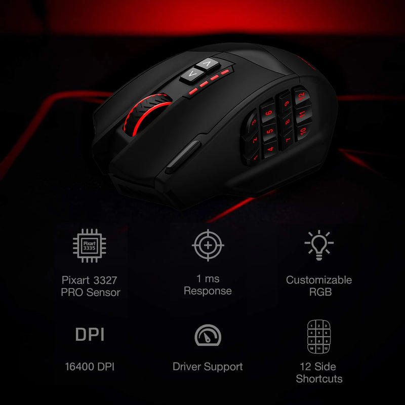 Mouse E-YOOO-X39 - A laser com fio, Alta precisão para Gammers